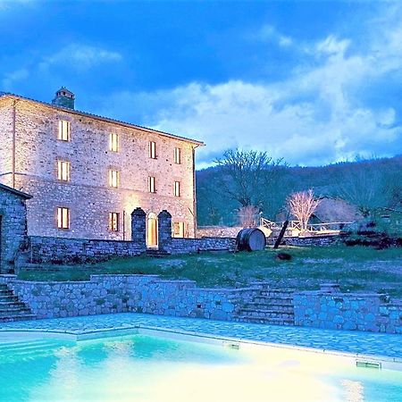 Campo Al Vento - Country Farm Villa Monte Castello di Vibio Bagian luar foto