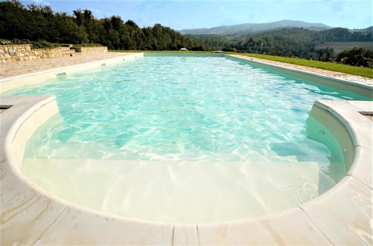 Campo Al Vento - Country Farm Villa Monte Castello di Vibio Bagian luar foto